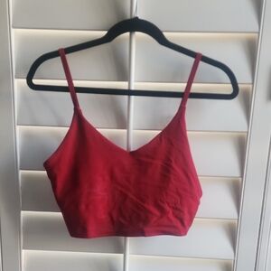 Athleta Red Elation Sports Bra